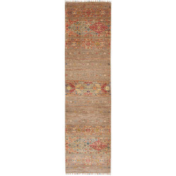 Tappeto Rubin Pakistan Astratto Marrone Taupe Rosso Mattone