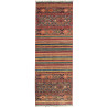 Tappeto Rubin Pakistan Geometrico Terra Rossa Verde Blu Gial