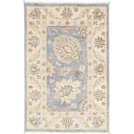Tappeto Zigler Fine Pakistan Floreale Blu Cielo Avorio Crema