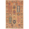 Tappeto Tribal Pakistan Astratto Arancio Terracotta Blu Ross