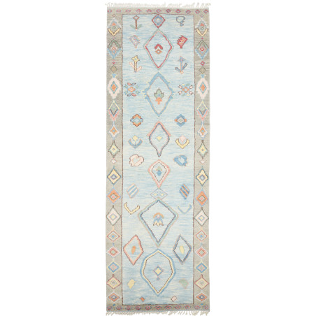 Tappeto Gabbeh Marrakech Pakistan Astratto Azzurro Cielo Gri