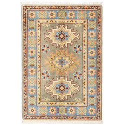 Kazak 62x89 Cm Kazak, Afghanistan, Hand-carded Wool (warp: