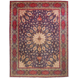 Tabriz 300x395 Cm Tabriz, Persia, Hand-carded Wool (warp: