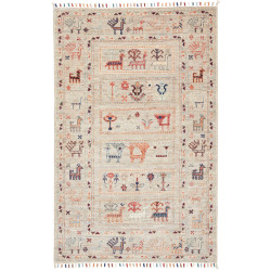 Tappeto Rubin Pakistan Astratto Beige Chiaro Arancio Terraco