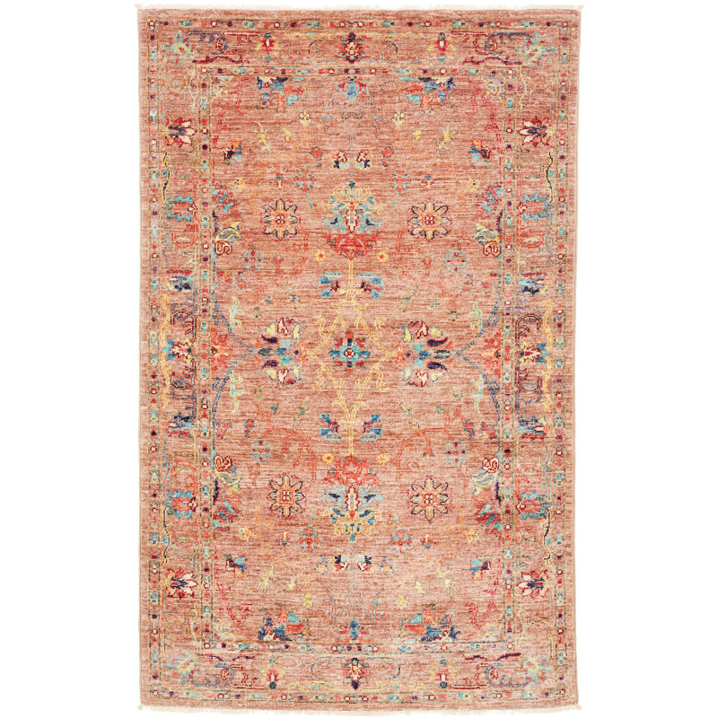 Tappeto Zigler Fine Pakistan Floreale Terracotta Smerigliato