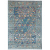 Tappeto Shahi Fine Pakistan Floreale Blu Petrolio Oro Rosso