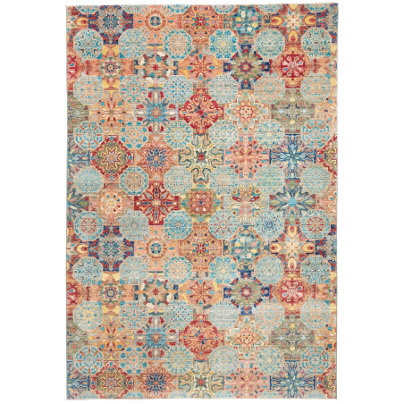 Tappeto Shahi Fine Pakistan Astratto Multicolore 202x295 Cm