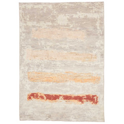 Tappeto Gabbeh Marrakech Pakistan Astratto Beige Grigio Chia