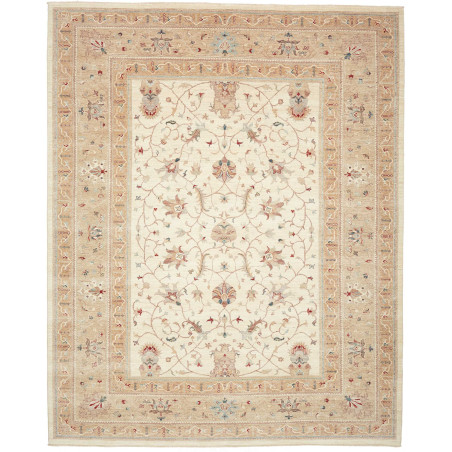 Tappeto Zigler Fine Pakistan Medaglione Crema Avorio Beige R