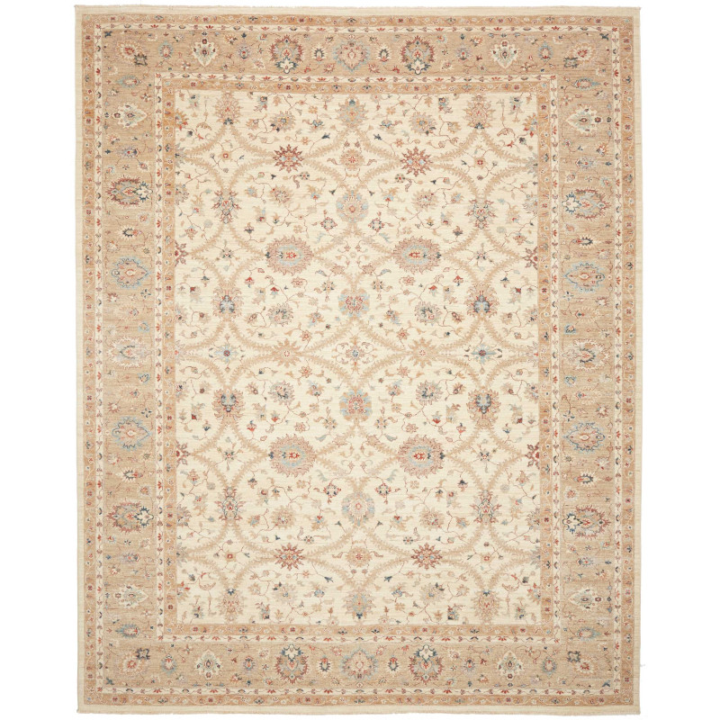 Tappeto Zigler Fine Pakistan Floreale Avorio Beige Terracott