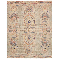 Tappeto Shahi Fine Pakistan Medaglione Beige Grigio Sabbia T
