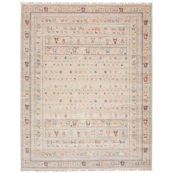 Tappeto Rubin Pakistan Geometrico Beige Naturale Ruggine Ter