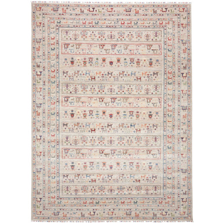 Tappeto Rubin Pakistan Astratto Avorio Multicolore 248x342 C