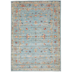 Tappeto Zigler Fine Pakistan Floreale Azzurro Cielo Muted Bl
