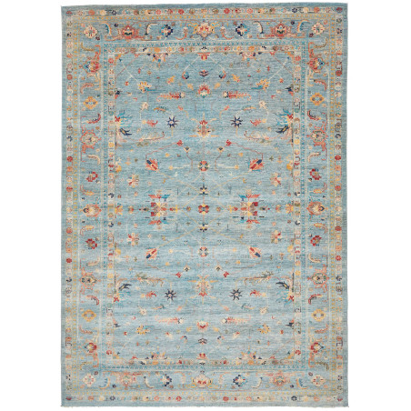 Tappeto Zigler Fine Pakistan Floreale Azzurro Cielo Muted Bl