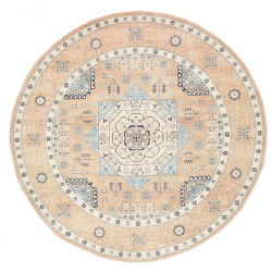Tappeto Kazak Afghanistan Geometrico Pesca Salmone Azzurro C
