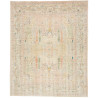 Tappeto Shahi Fine Pakistan Floreale Avorio Beige Rosa Paste