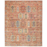Tappeto Tribal Pakistan Cornice Terracotta Terra Multicolore