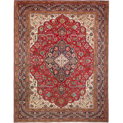 Tabriz 256x338 Cm Tabriz, Persia, Hand-carded Wool (warp: