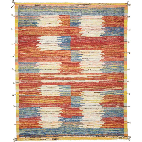 Tappeto Gabbeh Marrakech Pakistan Geometrico Rosso Terracott