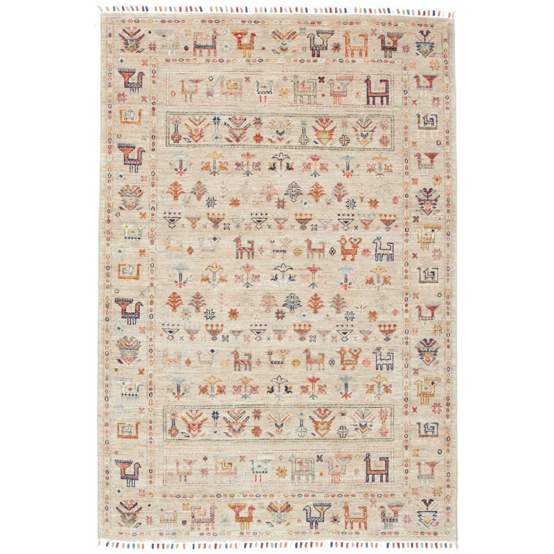 Tappeto Rubin Pakistan Astratto Beige Di Terracotta 122x180