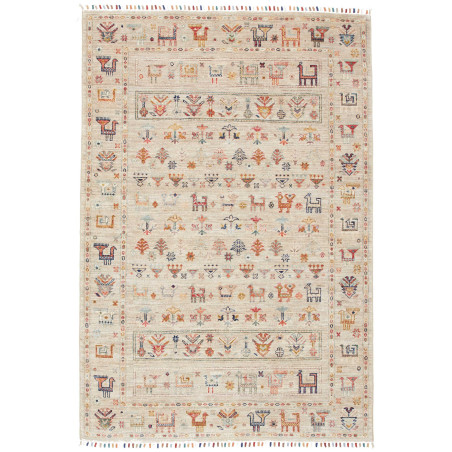 Tappeto Rubin Pakistan Astratto Beige Di Terracotta 122x180