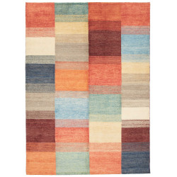 Tappeto Mosaic Pakistan Geometrico Multicolore Corallo Blu 1