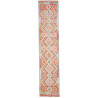Tappeto Kilim Afghanistan Geometrico Rosso Terracotta Blu Ci