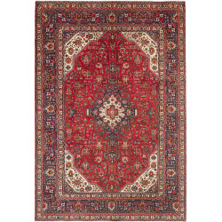 Tabriz 200x290 Cm Tabriz, Persia, Hand-carded Wool (warp: