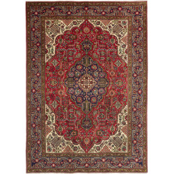 Tabriz 204x290 Cm Tabriz, Persia, Hand-carded Wool (warp:
