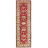 Tappeto Kazak Fine Pakistan Astratto Rosso Crema Giallo Marr