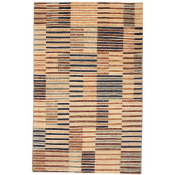 Tappeto Barjesta Pakistan Geometrico Beige Crema Marrone Blu