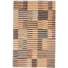 Tappeto Barjesta Pakistan Geometrico Beige Crema Marrone Blu