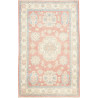 Tappeto Kazak Afghanistan Geometrico Rosa Salmone Crema Cele