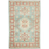 Tappeto Kazak Afghanistan Geometrico Azzurro Acqua Terracott