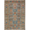 Tappeto Kazak Fine Pakistan Astratto Blu Muted Grigioblu Ter