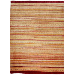 Tappeto Royal Gabbeh Pakistan Astratto Beige Crema Rosso Bor
