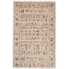 Tappeto Rubin Pakistan Astratto Beige Rosso Blu Giallo Aranc