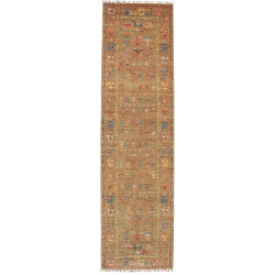 Tappeto Rubin Pakistan Geometrico Marrone Terra Teal Rosso A