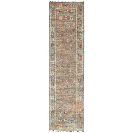Tappeto Rubin Pakistan Astratto Marrone Grigio Terra Multi C