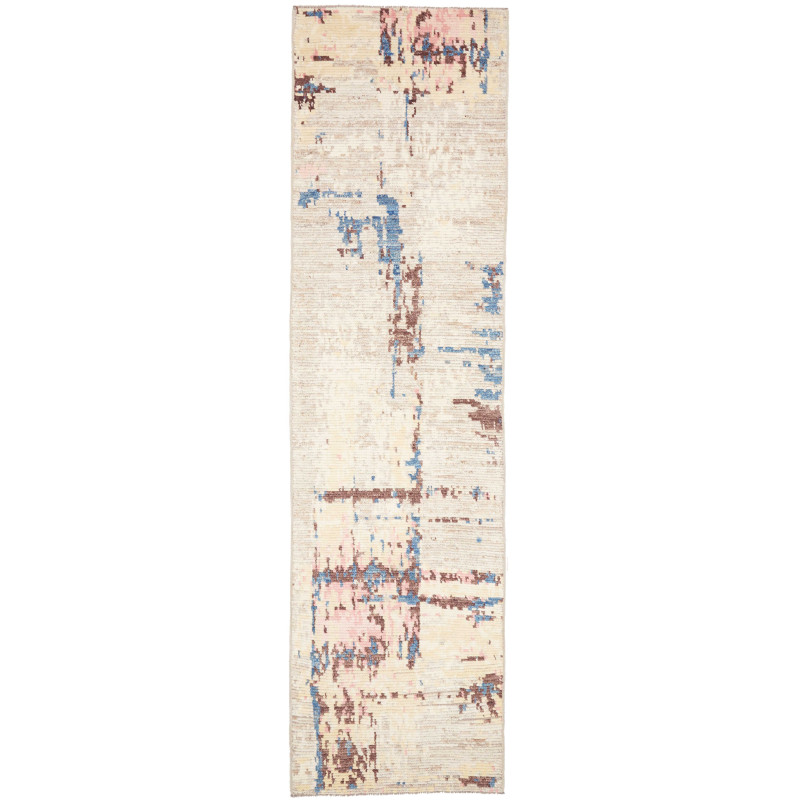 Tappeto Gabbeh Marrakech Pakistan Astratto Beige Blu Marrone