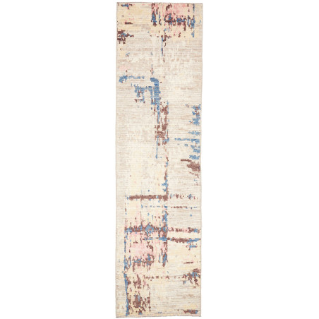 Tappeto Gabbeh Marrakech Pakistan Astratto Beige Blu Marrone