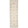 Tappeto Kazak Afghanistan Astratto Beige Chiaro Blu Delicato