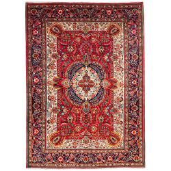 Tabriz 203x285 Cm Tabriz Persia Hand-carded Wool (warp: