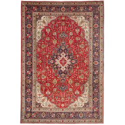 Tabriz 202x300 Cm Tabriz, Persia, Hand-carded Wool (warp