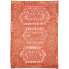 Tappeto Kilim Afghanistan Astratto Arancio Terracotta Rosa C