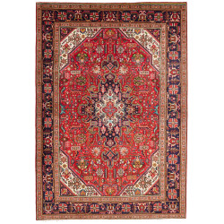 Tabriz 205x285 Cm Tabriz, Persia, Hand-carded Wool (warp: