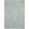 Tappeto Kilim Afghanistan Astratto Celeste Blu Acqua Marina