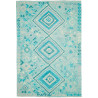 Tappeto Kilim Afghanistan Astratto Turchese Blu Aqua Crema 2