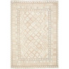 Tappeto Kilim Afghanistan Astratto Beige Crema Marrone Chiar
